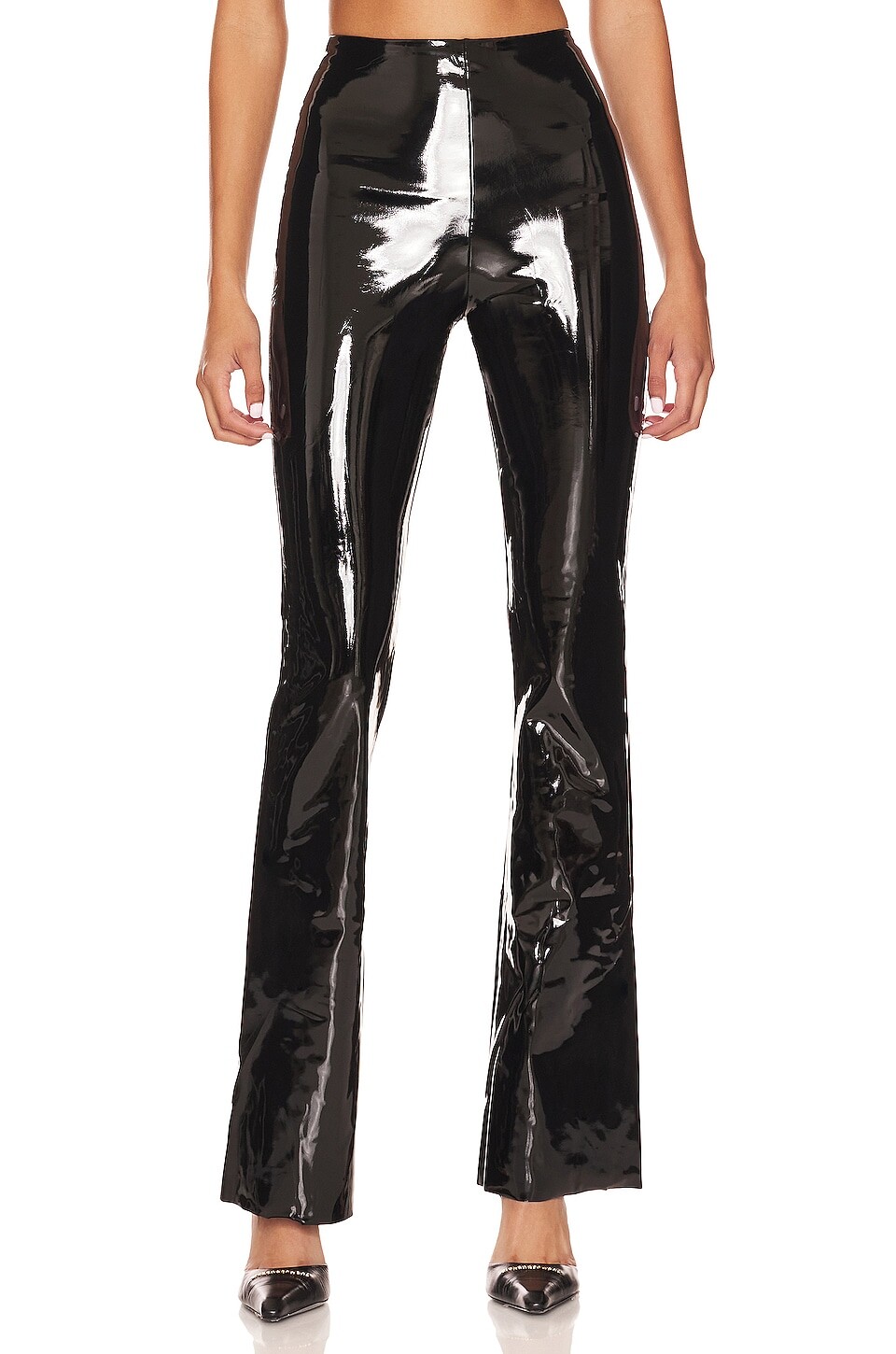 

Леггинсы Commando Faux Patent Flared, черный
