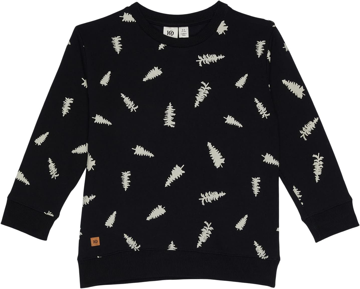 

Толстовка tentree Treefleece Spruce Crew, цвет Meteorite Black