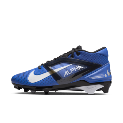 

Бутсы Nike Alpha Menace 4 Pro Football Cleats, цвет Hyper Royal/Metallic Silver/Midnight Navy/White