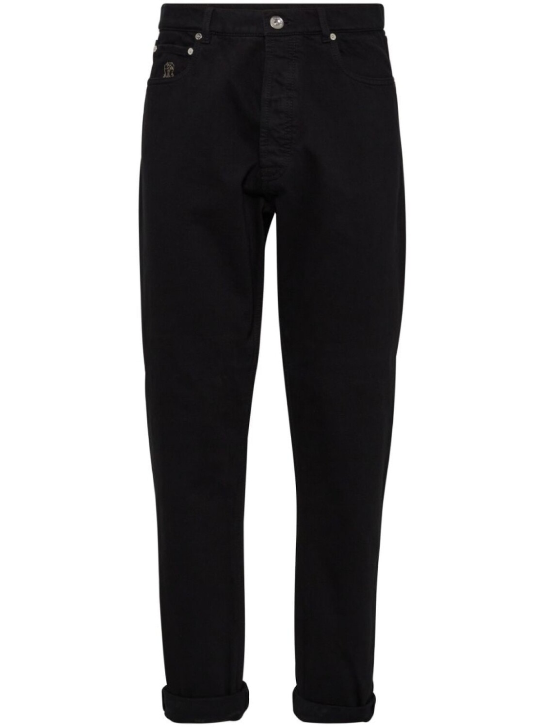 

Brunello Cucinelli прямые джинсы, черный