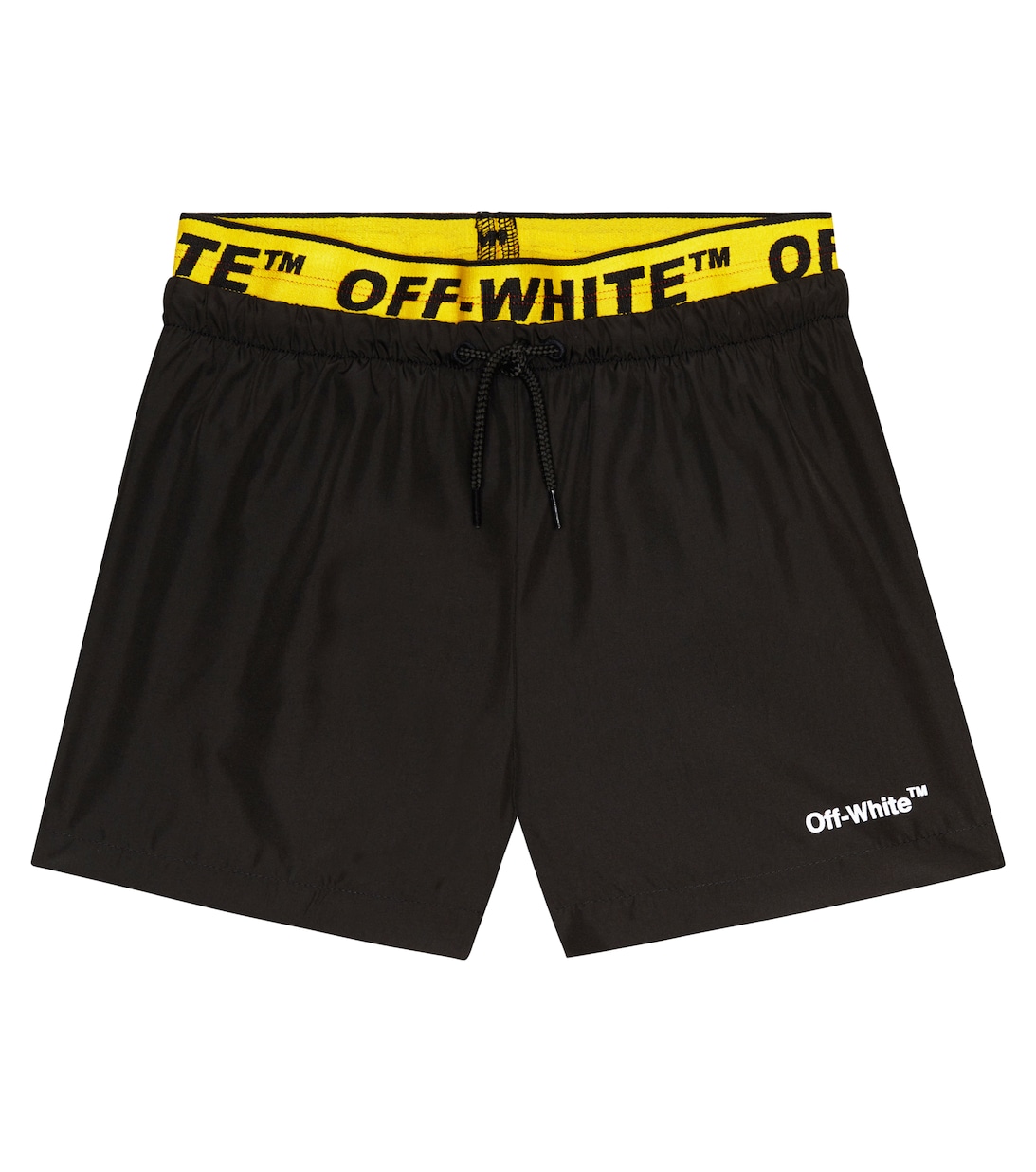 Плавки с логотипом Off-White, черный off white футболка с логотипом черный