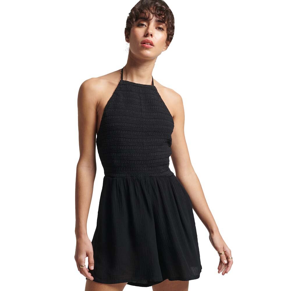 

Комбинезон Superdry Vintage Smocked, черный