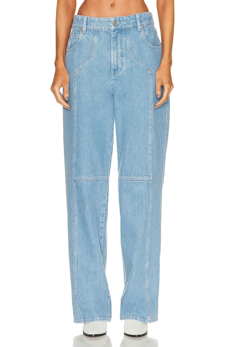 

Брюки Isabel Marant Etoile Valeria, цвет Light Blue