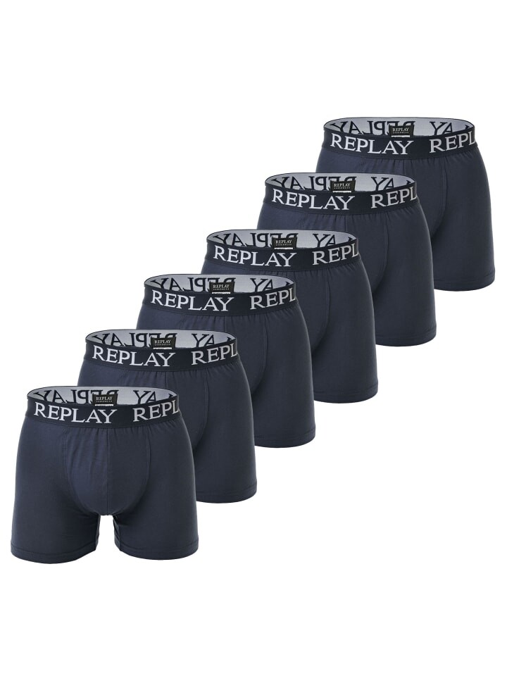 

Боксеры Replay short 6er Pack, темно-синий