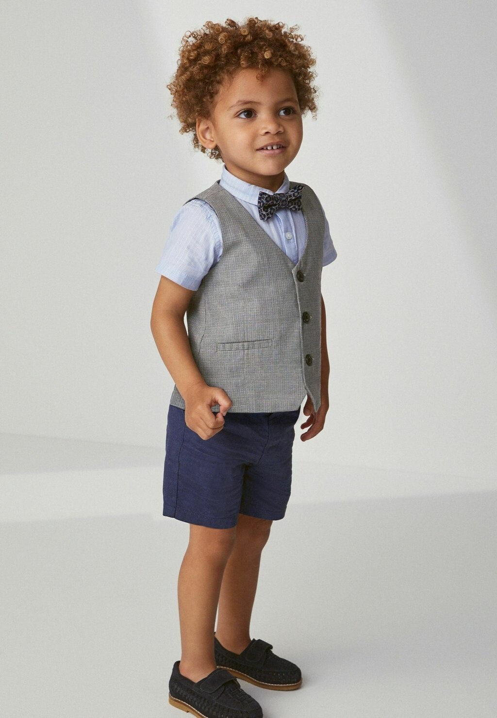 

Жилет 4PC WAISTCOAT, SHIRT, SHORTS & BOW TIE SET Next, цвет blue