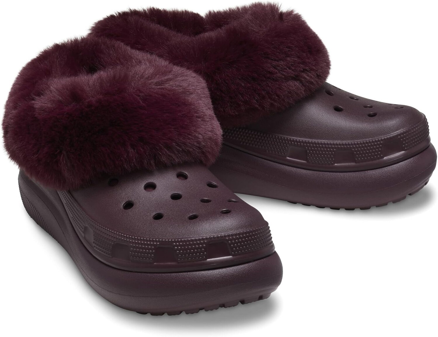 

Сабо Furever Crush Crocs, цвет Dark Cherry