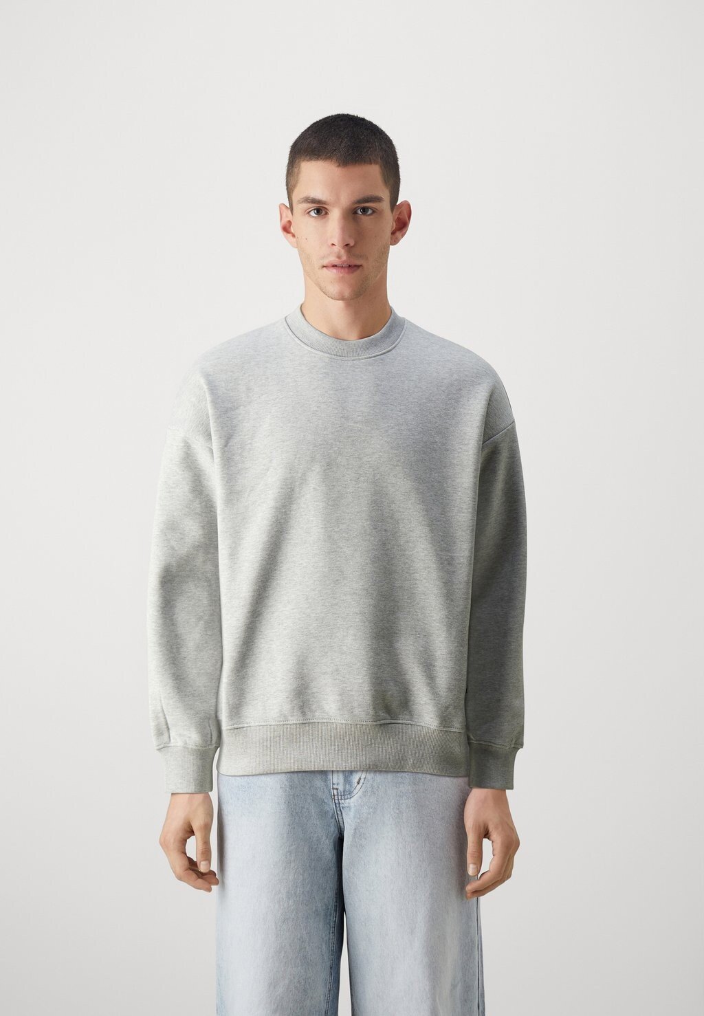 

Толстовка JPRBLAHARVEY CREW NECK UNISEX Jack & Jones, цвет light grey melange