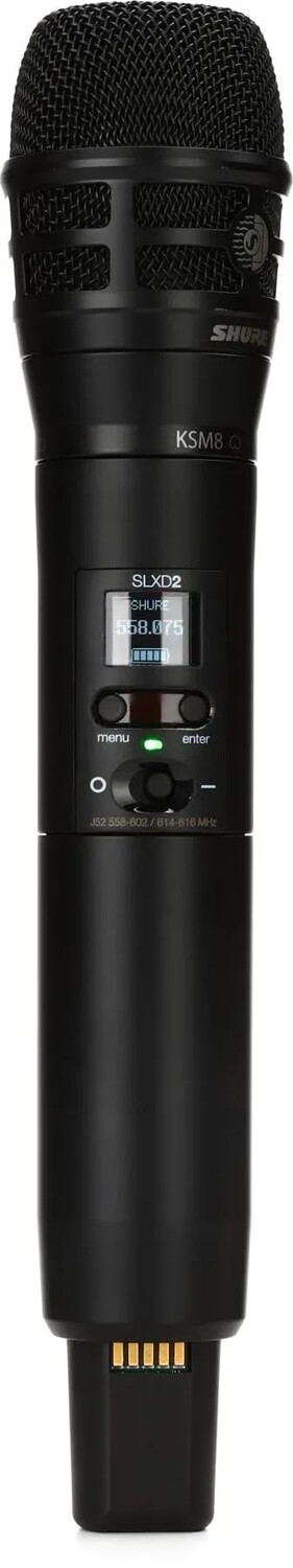 

Беспроводной ручной микрофонный передатчик Shure SLXD2/K8B — диапазон J52