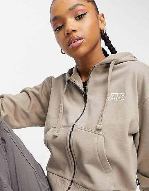 

Бежевая худи с логотипом Vans Drop V — эксклюзивно для ASOS, Бежевый