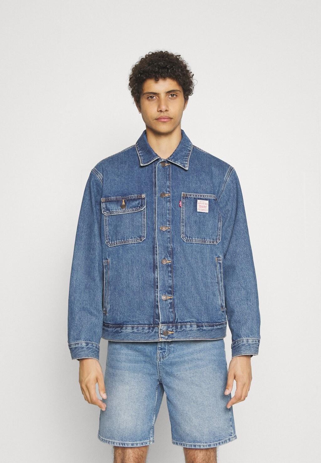

Джинсовая куртка Levi's Sunrise Trucker, синий