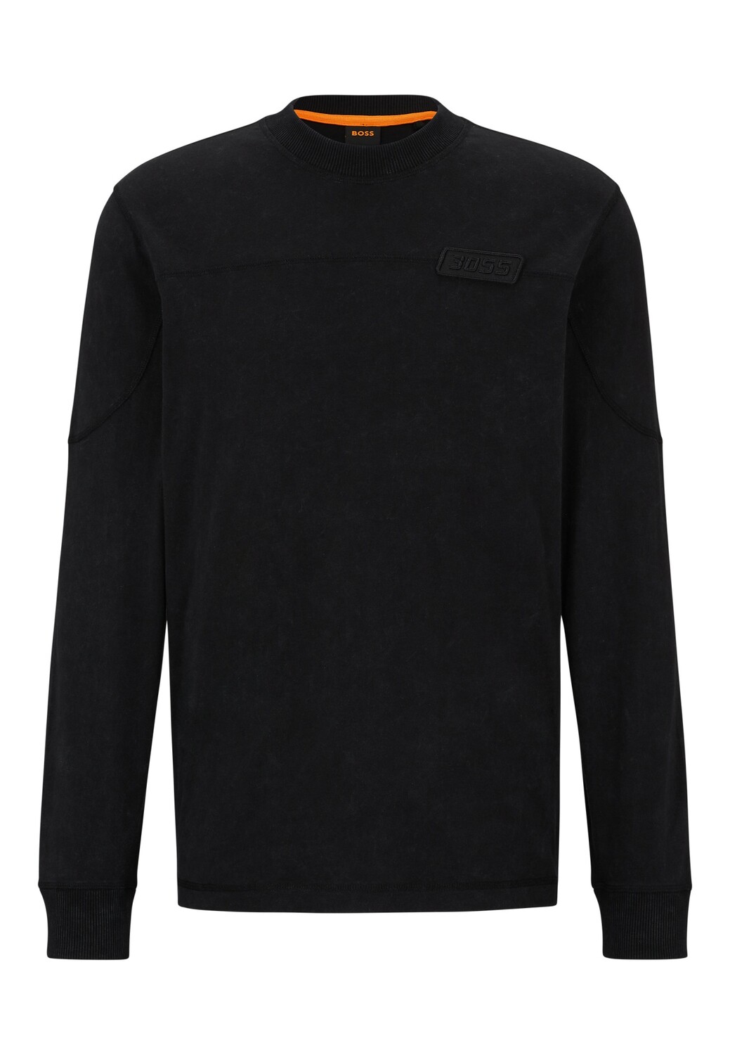 

Футболка BOSS TEEOZONELONG Relaxed Fit, черный