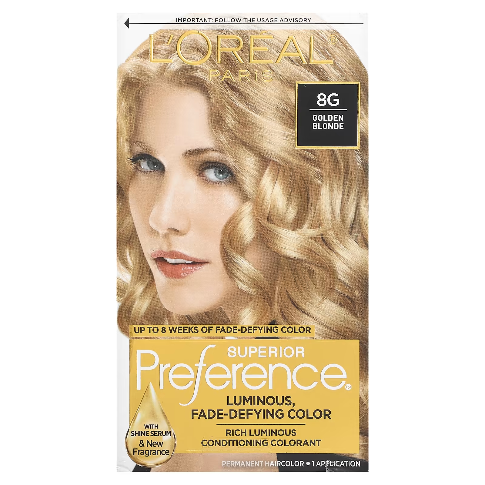Кондиционер L'Oréal Superior Preference Luminous 8G золотой блондин цена и фото