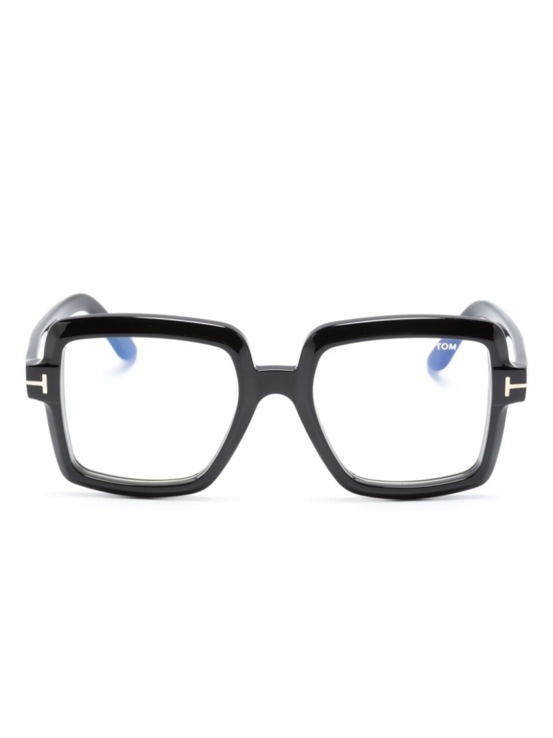

TOM FORD Eyewear очки в квадратной оправе с логотипом, черный