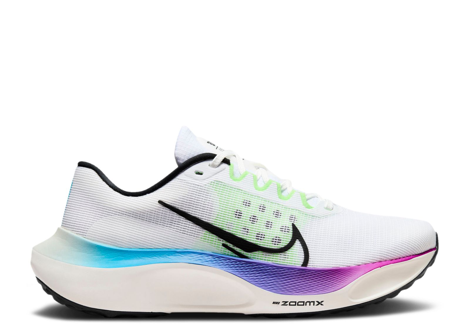 

Кроссовки Nike Zoom Fly 5 'White Multi-Color Gradient', белый, Белый;серый