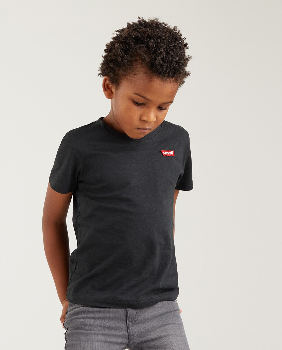 Черная футболка для мальчика Levi's, черный цена и фото