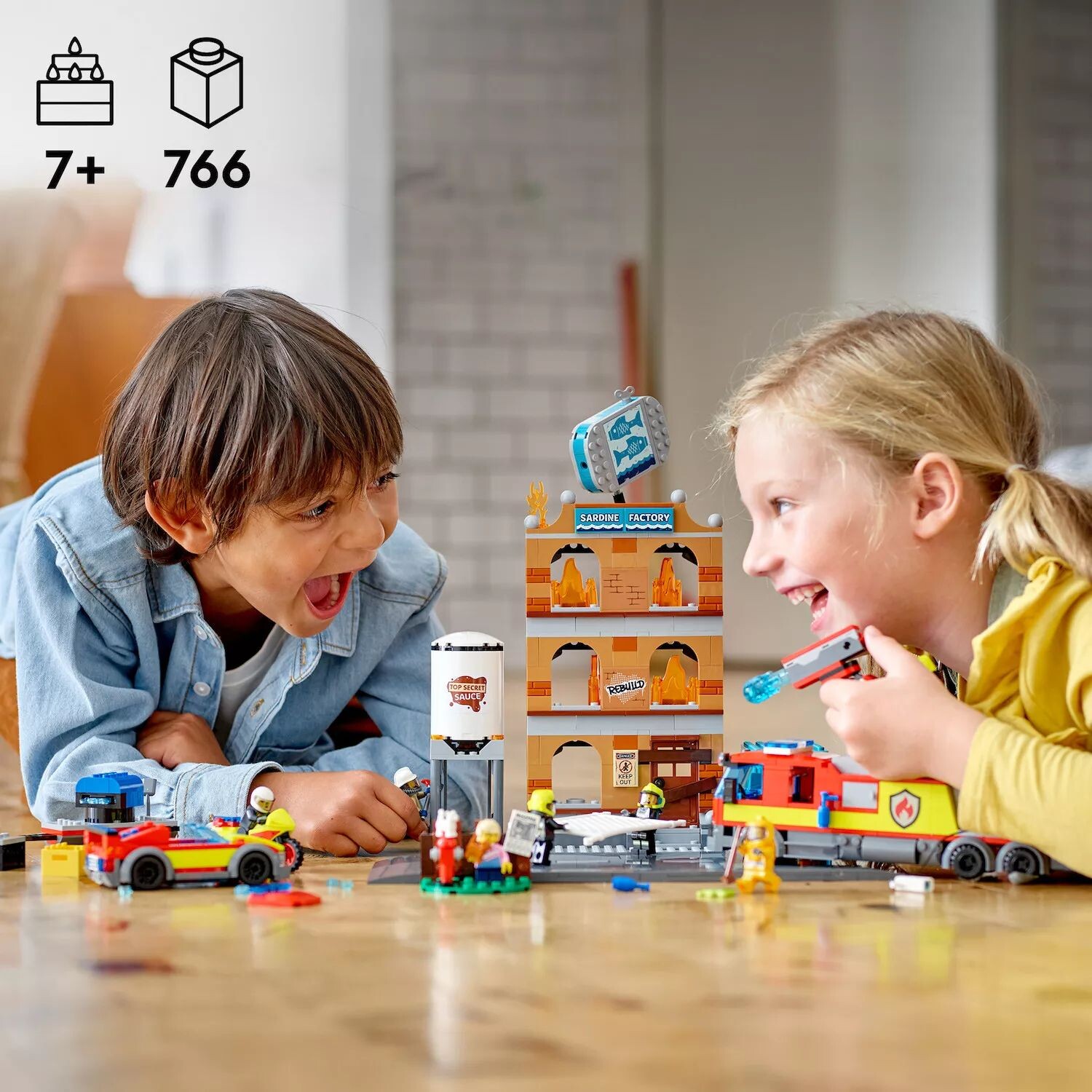 

LEGO City Fire Brigade 60321 Строительный набор (766 деталей) LEGO