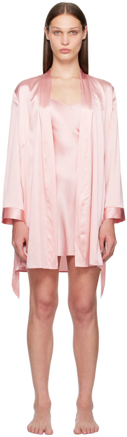 

Розовый халат Agent Provocateur Arlette