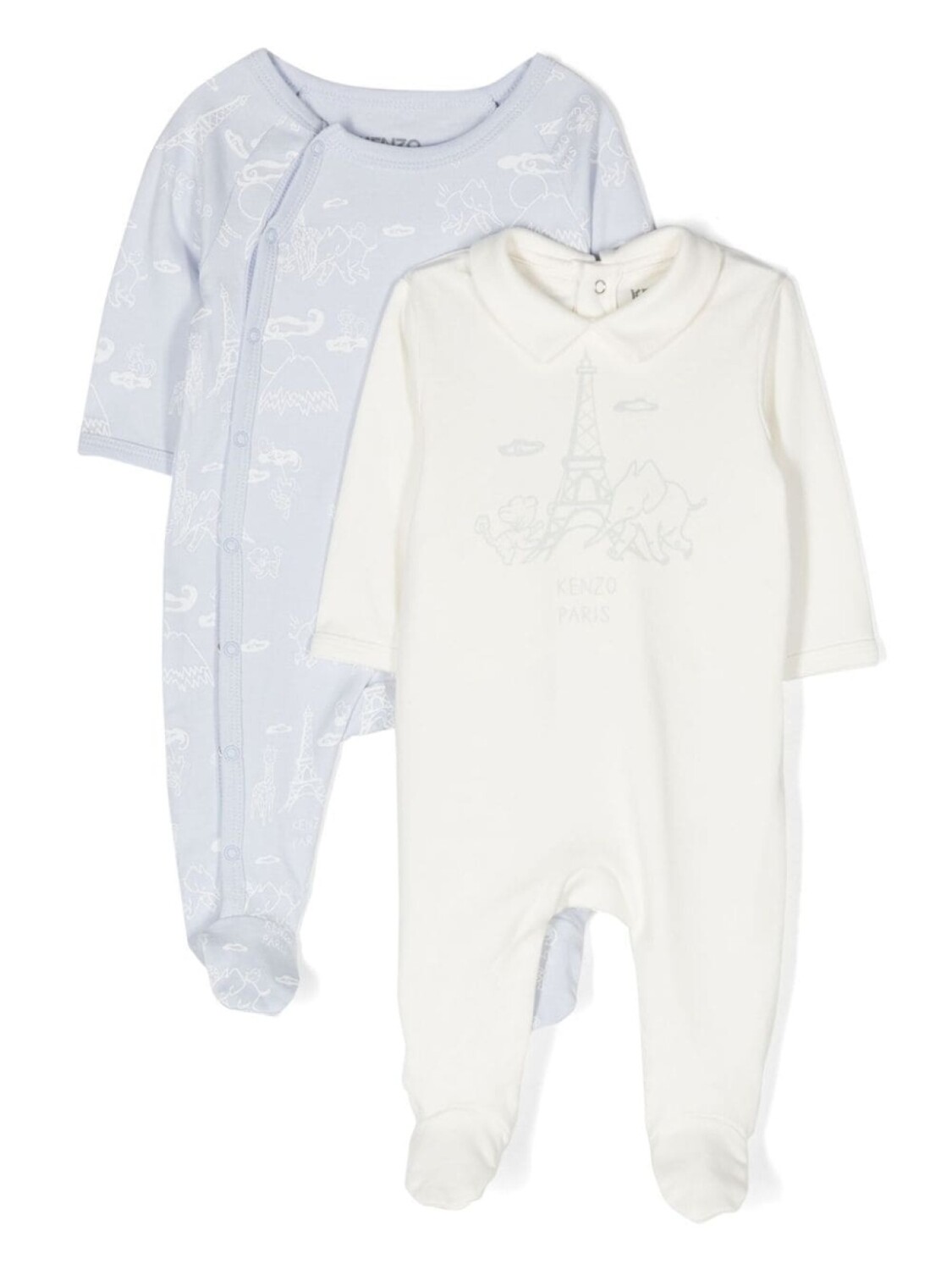 

Kenzo Kids комплект из двух пижам, белый