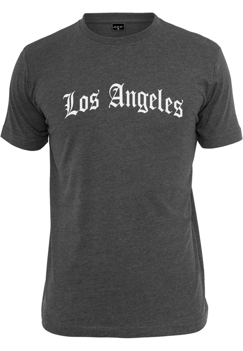

Футболка с принтом LOS ANGELES WORDING Mister Tee, серый