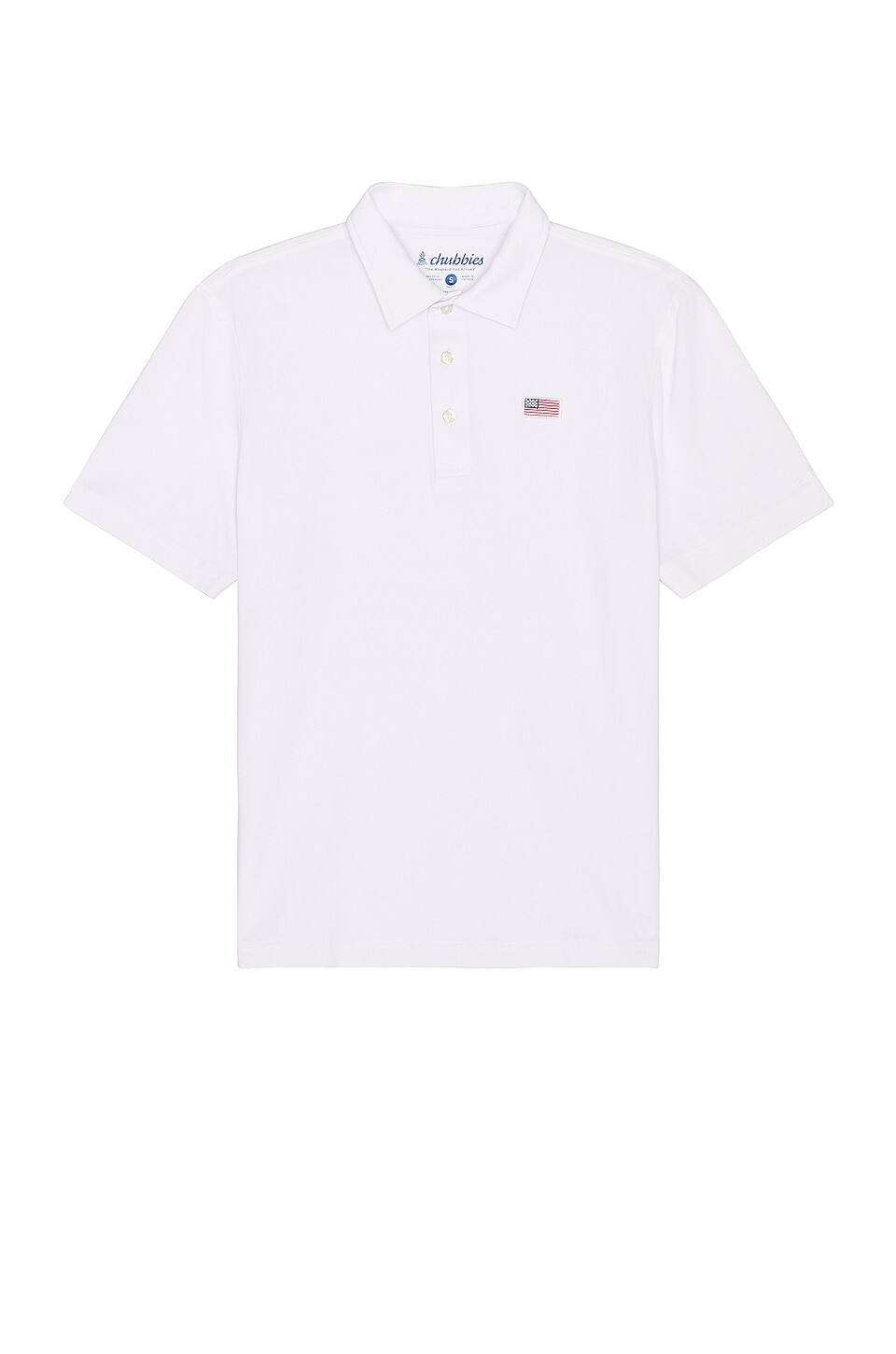 

Рубашка Chubbies The Classic Performance Polo, цвет Pure White