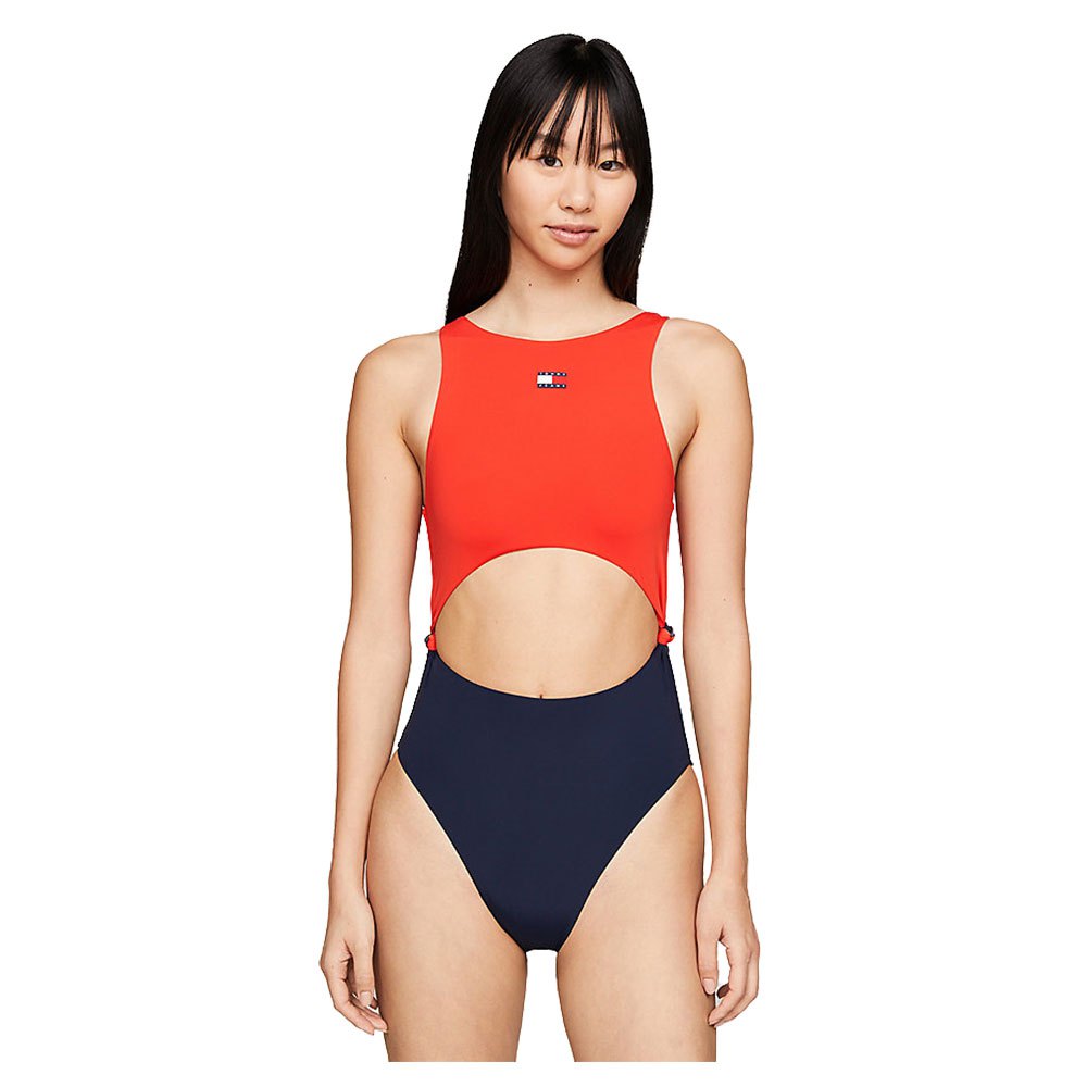 

Купальник Tommy Jeans Cut Out One Piece, оранжевый