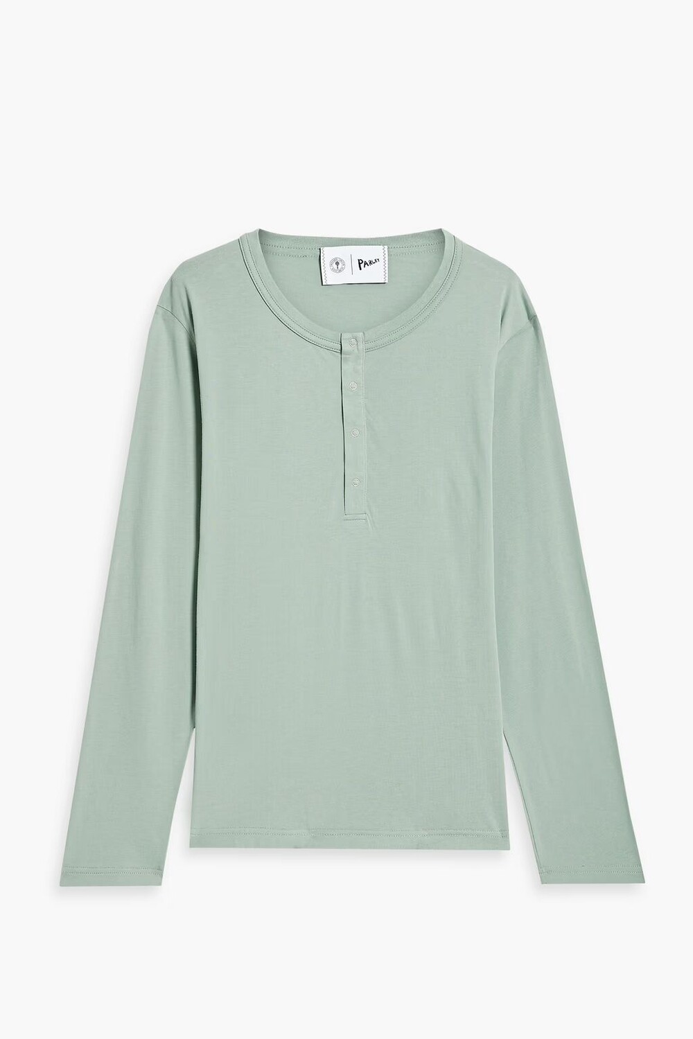 

Джерси Габриэль Футболка Henley Frescobol Carioca, зеленый шалфей