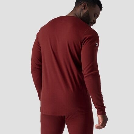 

Базовый слой из мериноса средней плотности Spruces мужские Backcountry, цвет Fired Brick