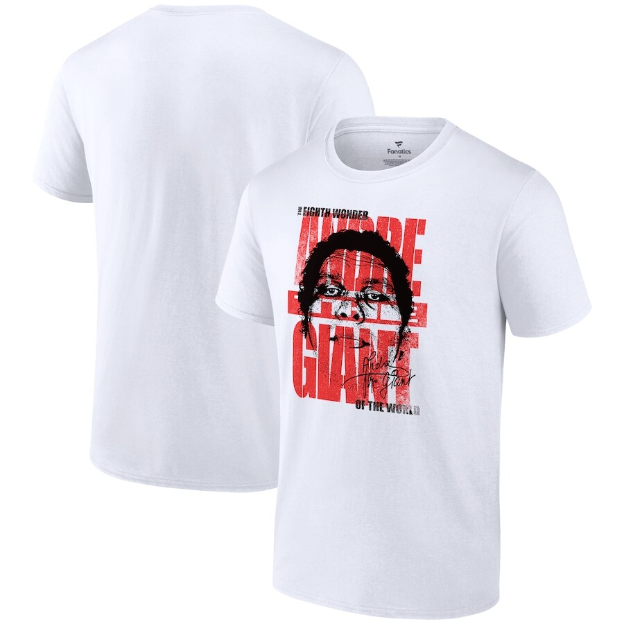 

Футболка с коротким рукавом Fanatics Branded Andre The Giant, белый