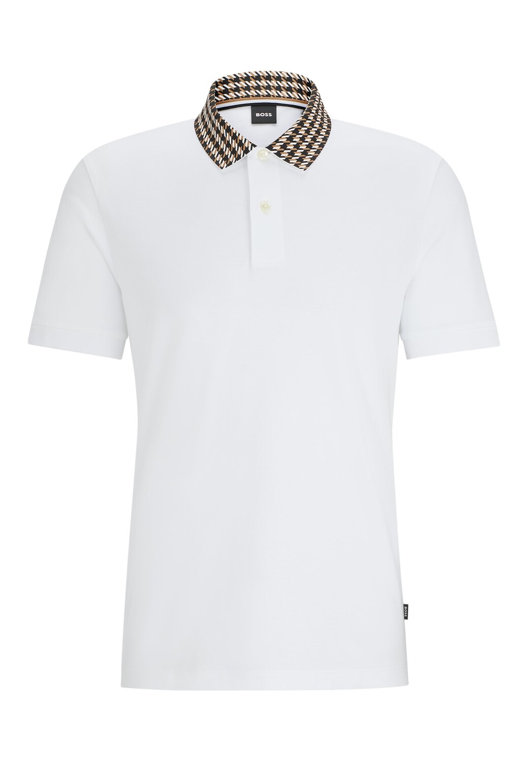 

Рубашка поло BOSS PARLAY 180 Regular Fit, белый