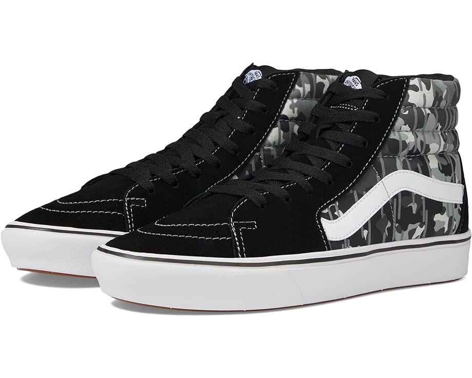 

Кроссовки Vans ComfyCush SK8-Hi, цвет Reflective Rain Camo Black