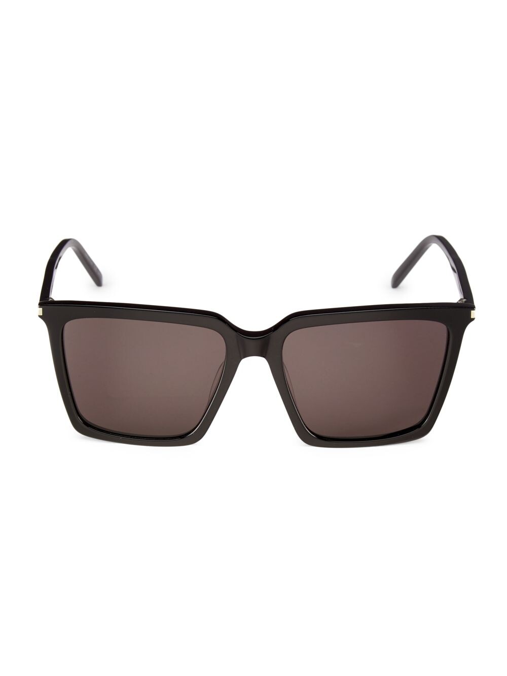 

Прямоугольные солнцезащитные очки Corner Angle 56MM Saint Laurent, черный
