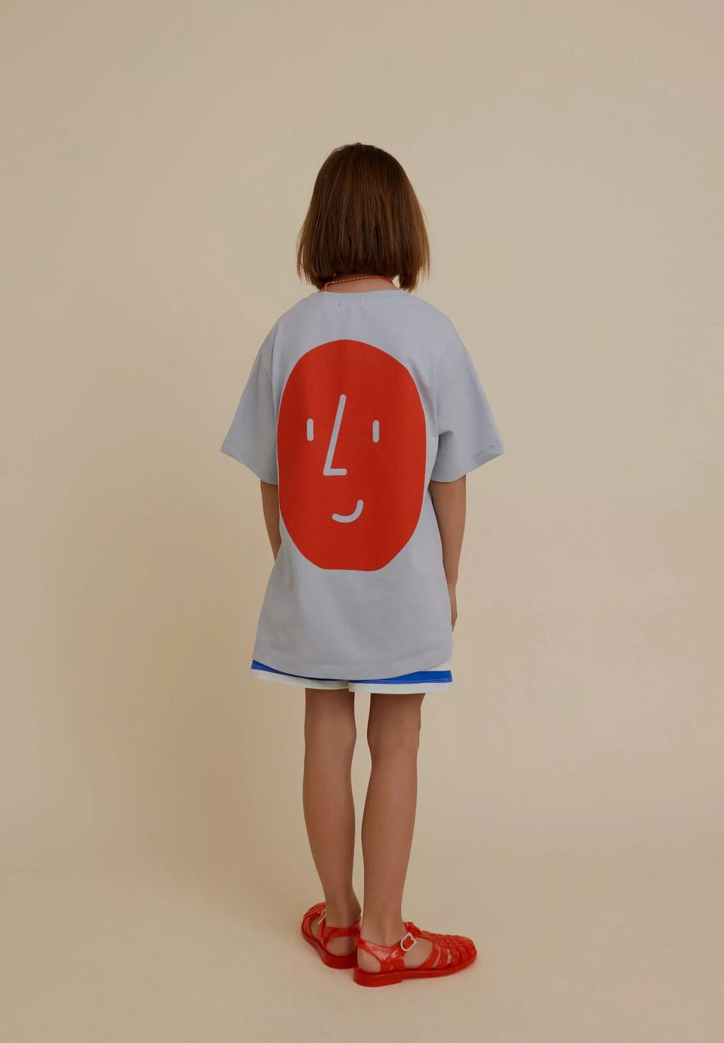 

Футболка с принтом OVERSIZED POTATO Oxox Club, цвет blue