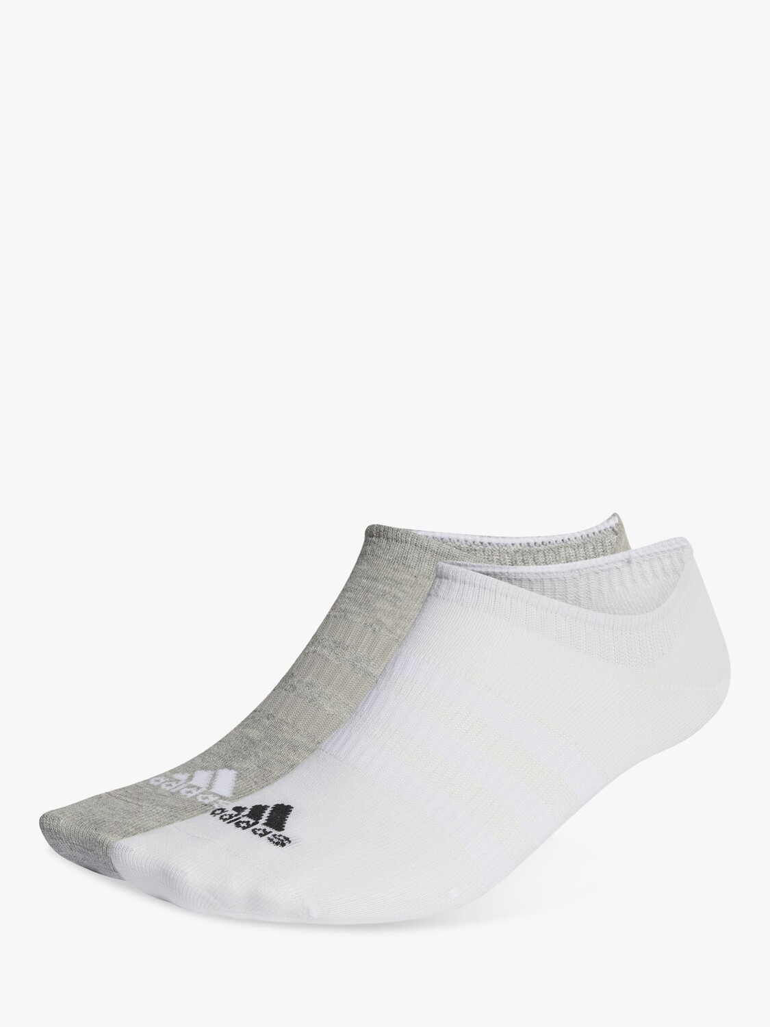 

Тонкие и легкие носки-неявки adidas, средне-серый вереск/белый/черный