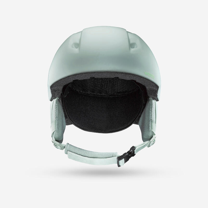 Лыжный шлем взрослый - PST 500 светло-зеленый WEDZE, цвет gelb цена и фото
