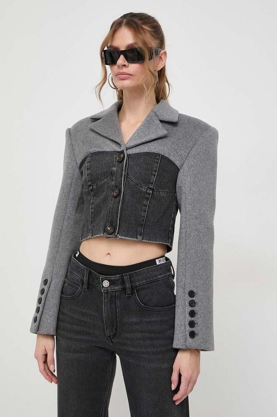 

Куртка из смесовой шерсти Miss Sixty, серый