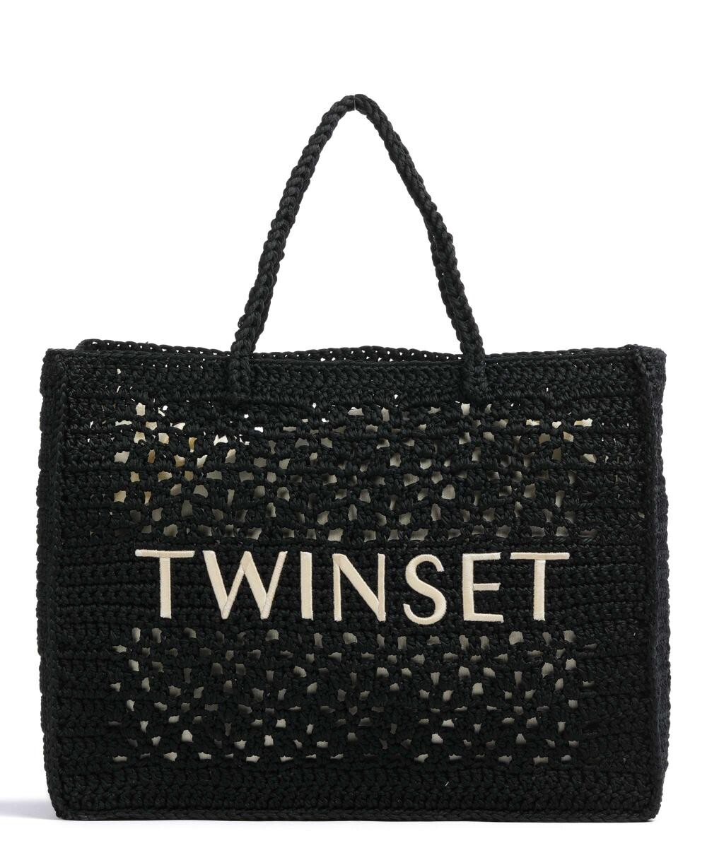 

Шоппер Bohe'Mien Полиэстер Twinset, черный