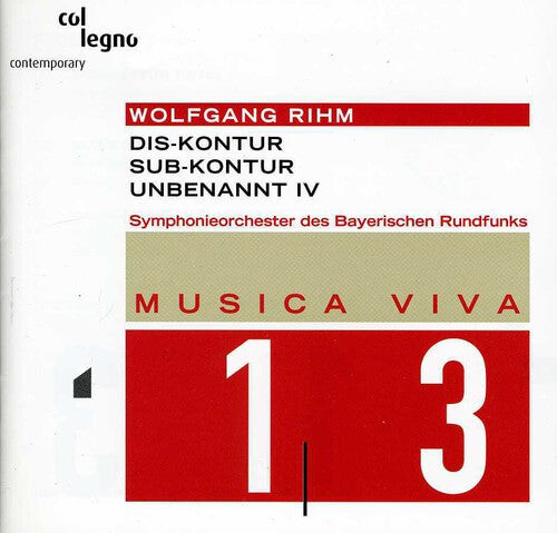 

CD диск Rihm / Brs: Musica Viva 13
