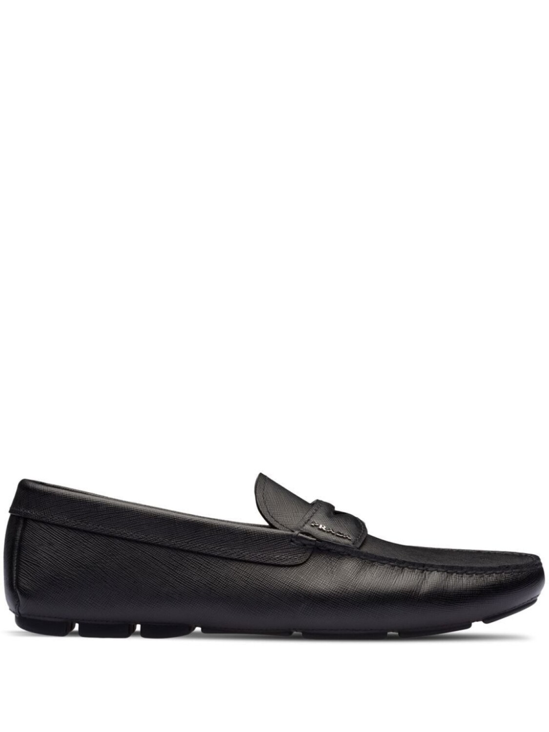 

Prada однотонное лоферы, черный