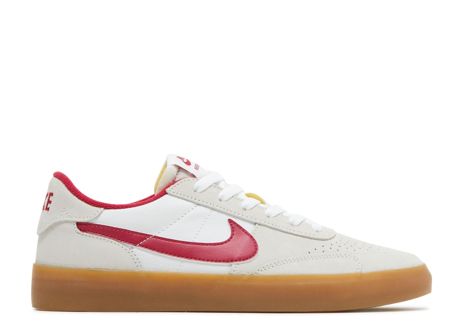 Кроссовки Nike Heritage Vulc Sb 'Summit White Cardinal Red', белый