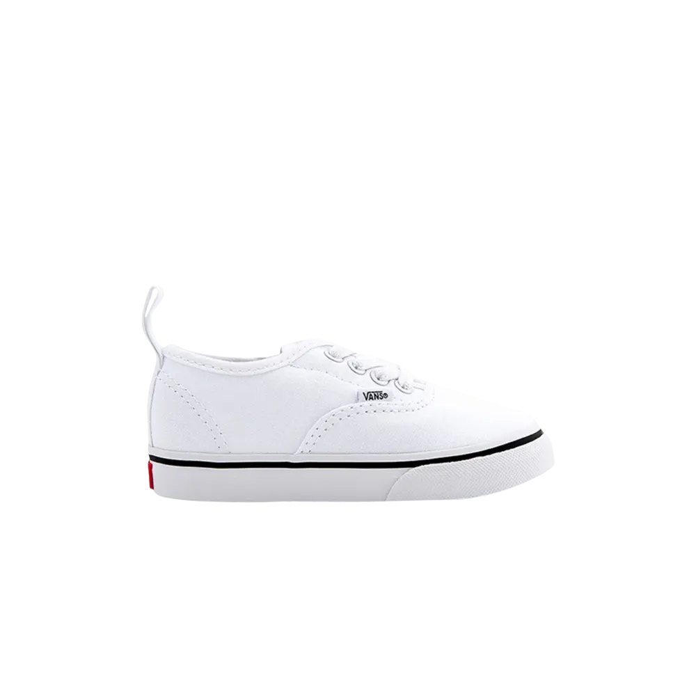 

Ботинки Authentic Elastic Lace Toddler Vans, белый