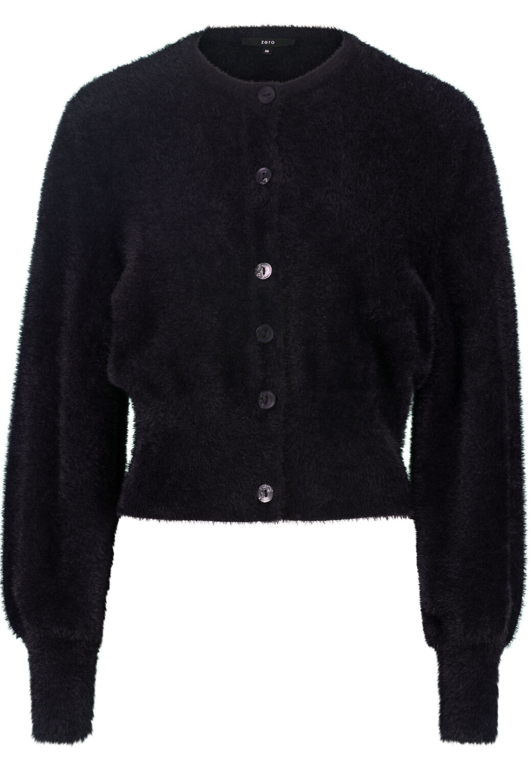 

Кардиган Zero Strickjacke mit Knopfleiste, черный