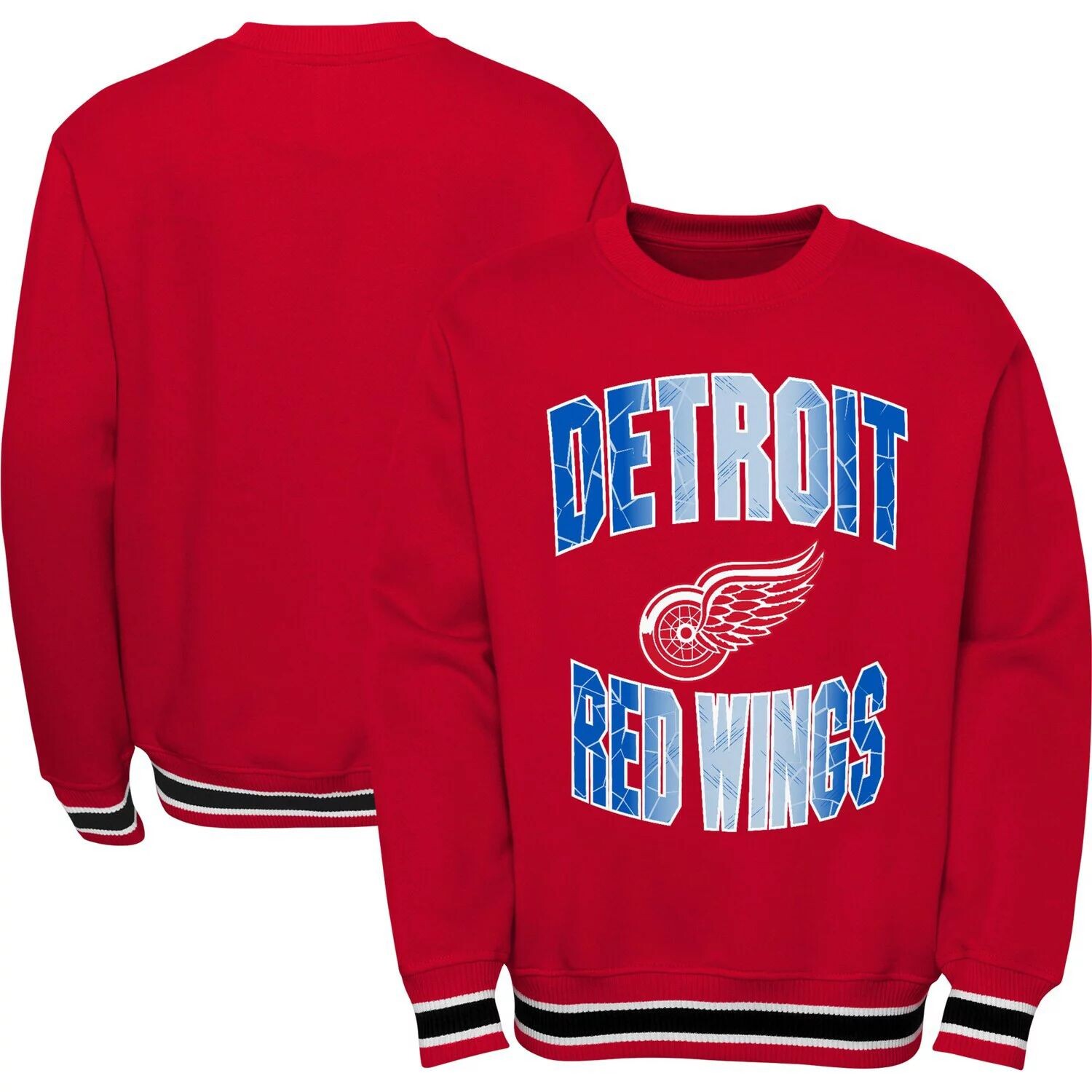 

Классический пуловер с капюшоном Youth Red Detroit Red Wings Blueliner Outerstuff