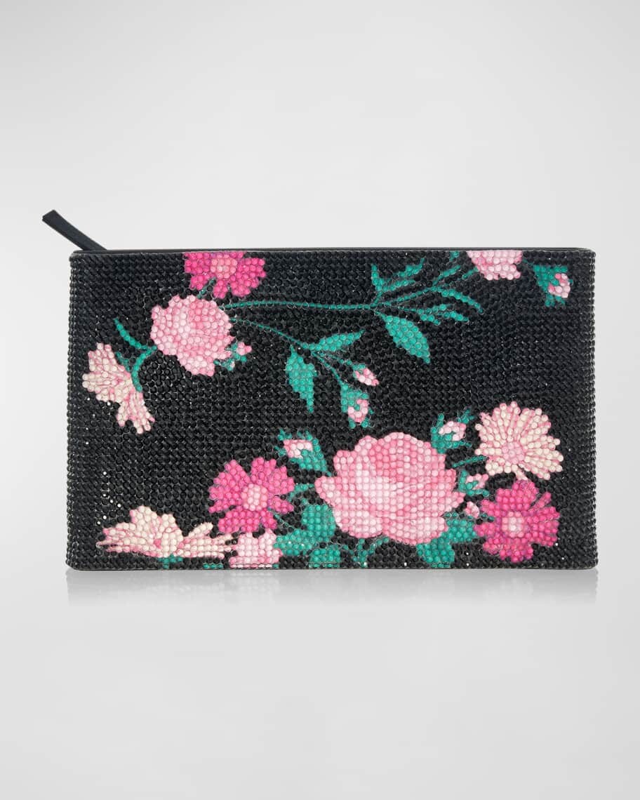 

Сумка-клатч с кристаллами Night Roses Judith Leiber Couture