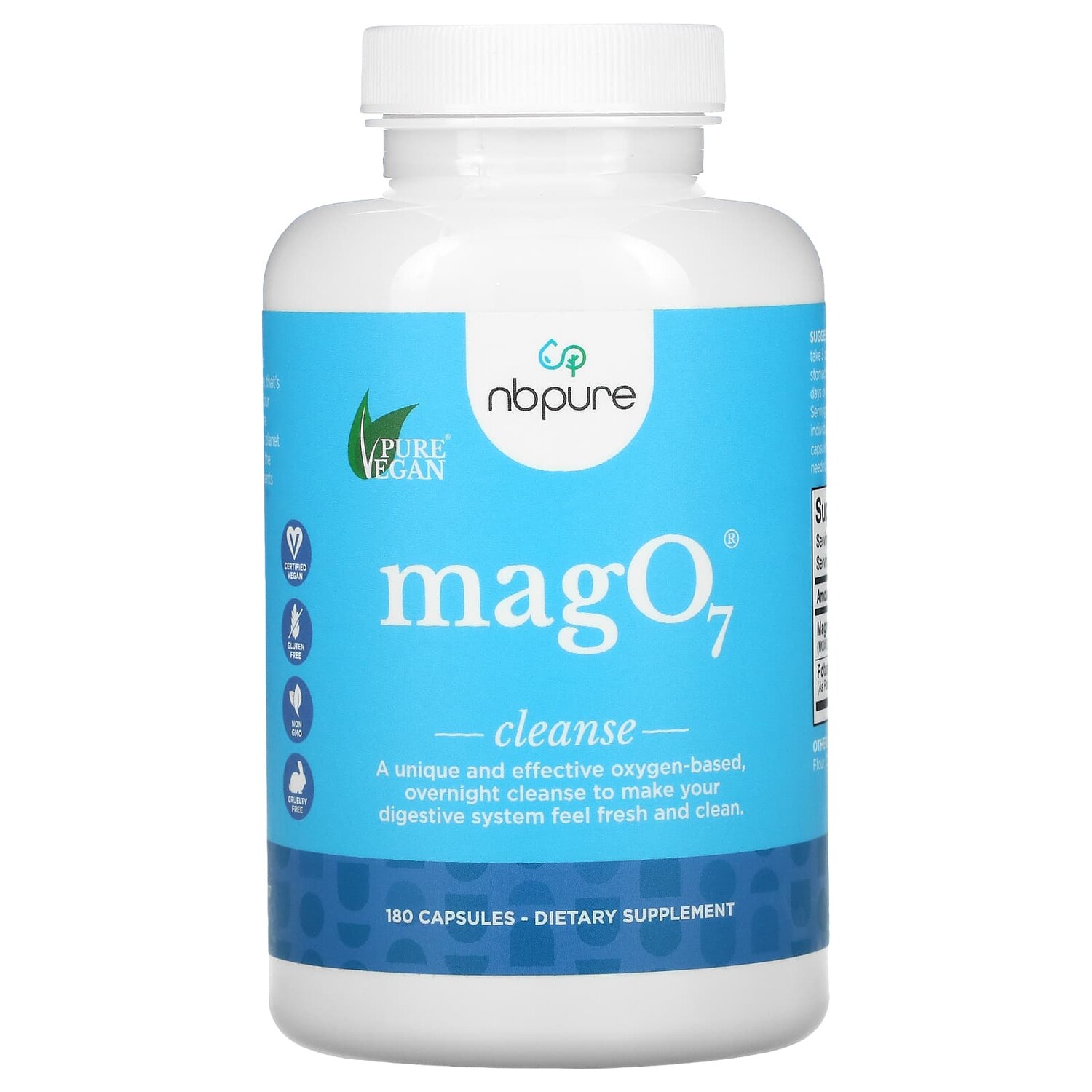 

MagO7, полное очищение, 180 капсул, NB Pure