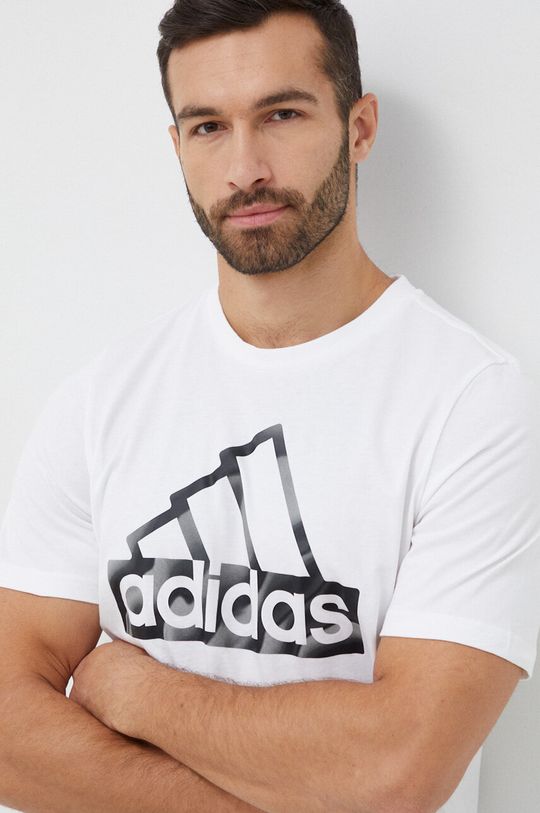 

Футболка Adidas из хлопка adidas, белый