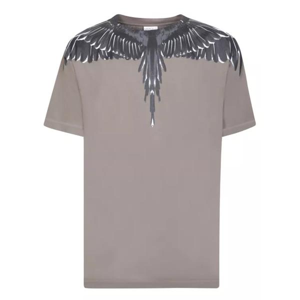 

Футболка icon wings khaki/ black t-shirt Marcelo Burlon, серый