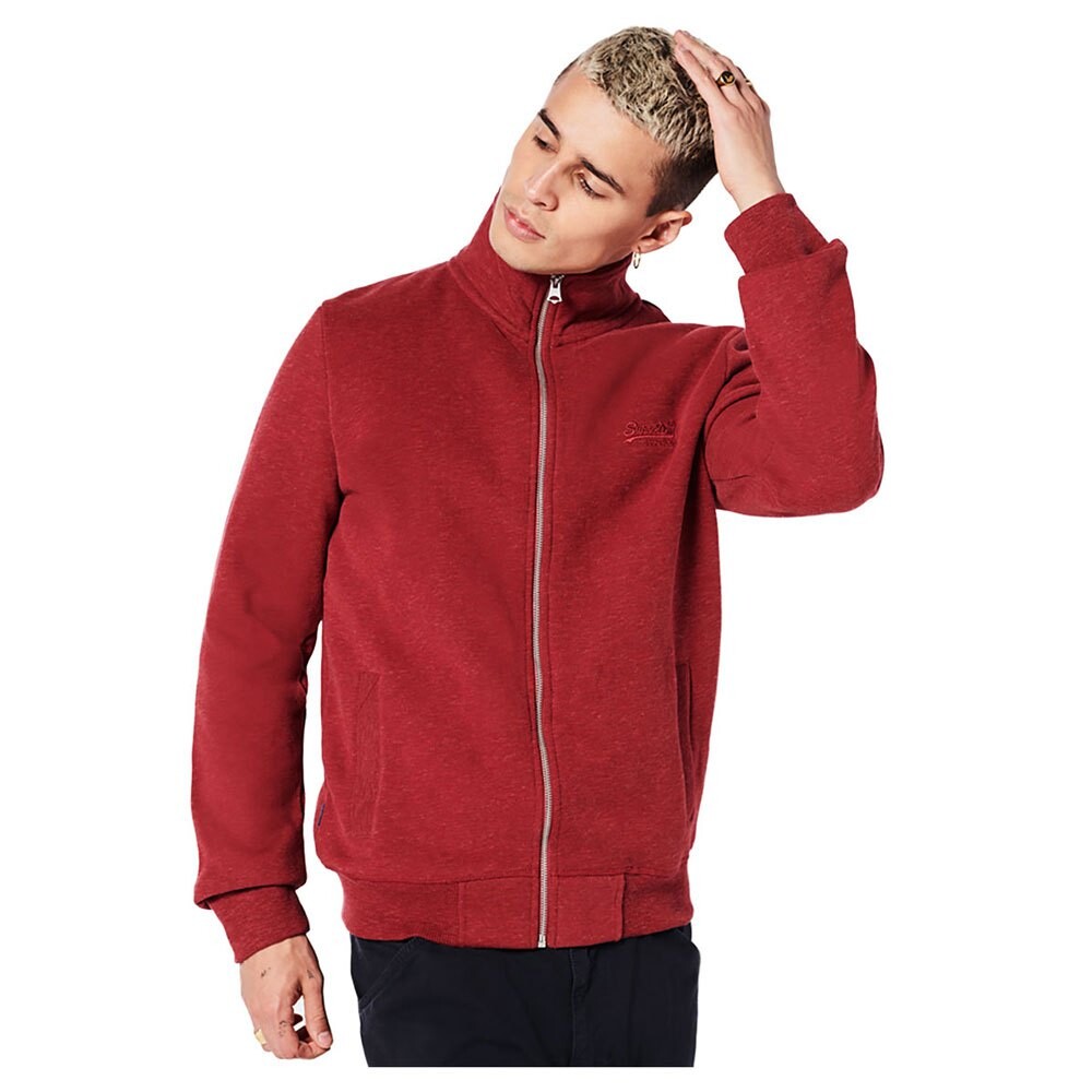 

Толстовка Superdry Vintage Logo Embroidered Full Zip, красный