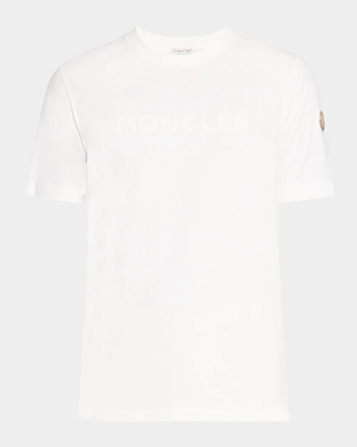 

Мужская футболка из хлопка и кашемира Moncler, цвет Natural