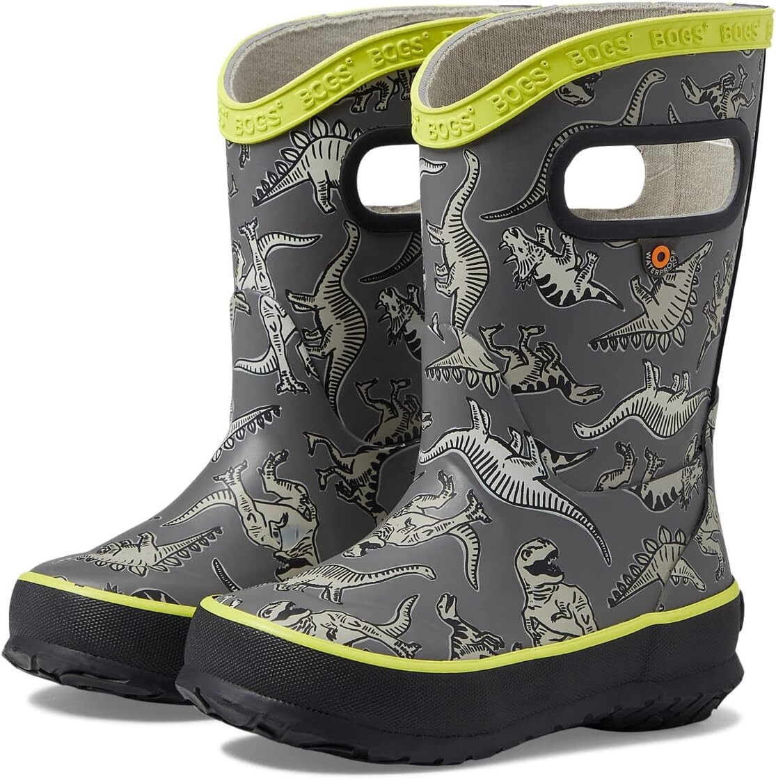 

Резиновые сапоги Rain Boot Super Dino Bogs, цвет Gray Multi
