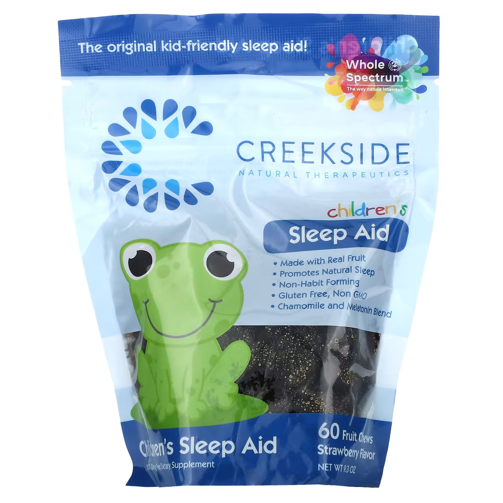 Пищевая добавка Creekside Natural Therapeutics Children's Sleep Aid, 60 жевательных фруктов